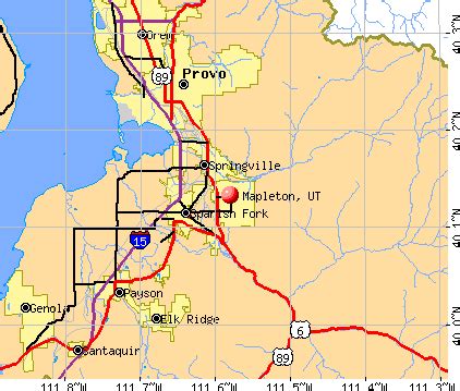 Mapleton, Utah (UT 84663, 84664) profile: population, maps, real estate, averages, homes ...