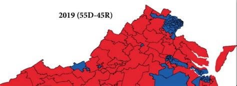 Maps of Virginia House of Delegates 1993 and 2019 – The Bull Elephant