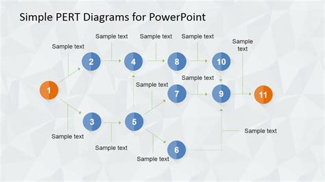 Simple PERT Diagram for PowerPoint - SlideModel