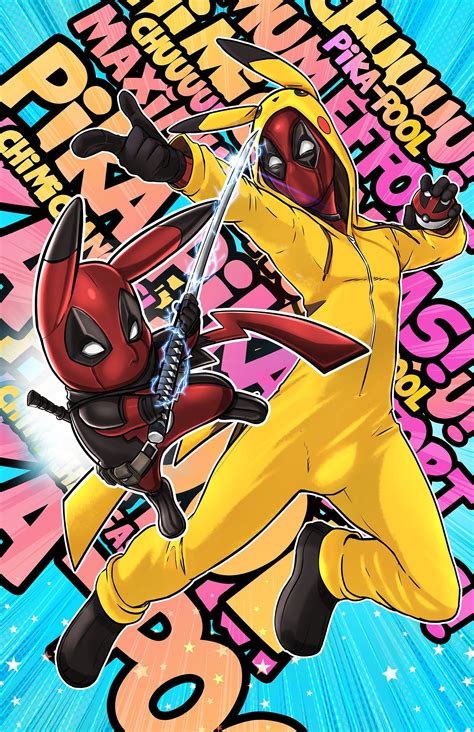 PikaPool | Deadpool pikachu, Deadpool art, Deadpool wallpaper