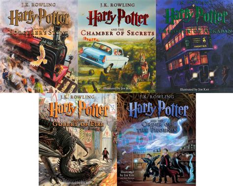 Harry Potter Illustrated Collection 1-5