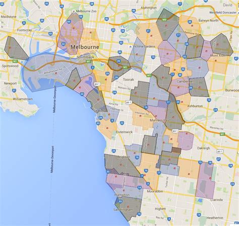 Victoria/Melbourne Public School Zone Map – Australian Public School Information