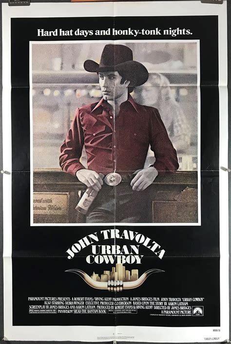 URBAN COWBOY, Original Vintage John Travolta Movie Poster - Original Vintage Movie Posters