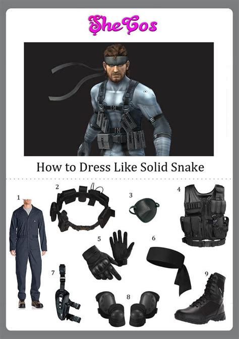 How To Make A Solid Snake Costume | SheCos Blog