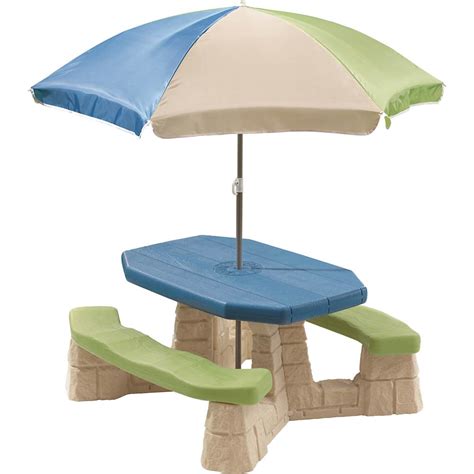 Customer Reviews: Step2 Naturally Playful Picnic Table with Umbrella ...