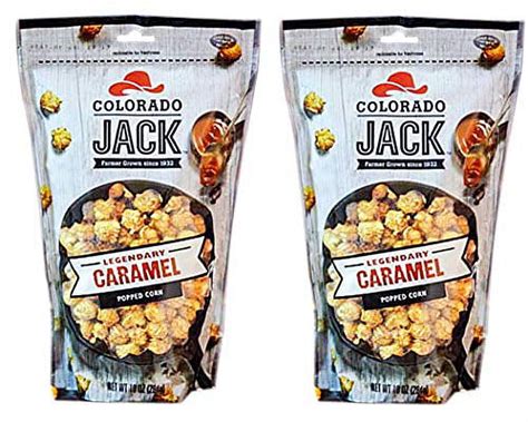 Gourmet Flavored Popcorn - Colorado Jack Popped Corn in 5 Legendary Flavors (Legendary Caramel ...