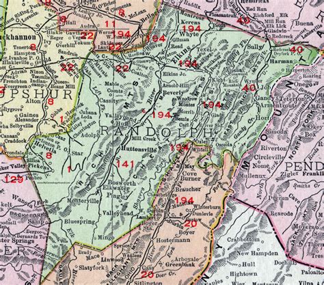 Randolph County Wv Map - Issie Leticia