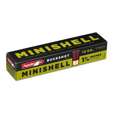 Aguila 12ga Mini Shell 18g Buckshot – Suffolk Sports Lismore