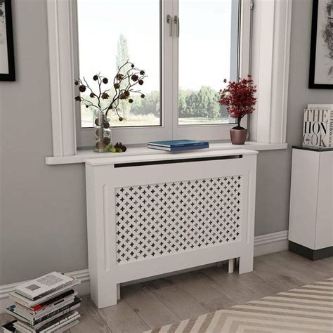 Horizontal Radiator Cover in 2020 | Radiator cover, White radiator ...