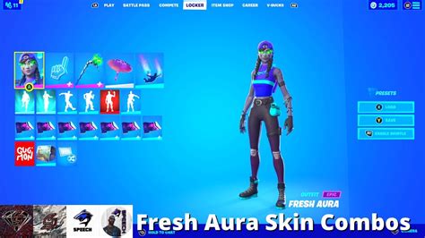 Fresh Aura Skin Combos (Fortnite Battle Royale) - YouTube