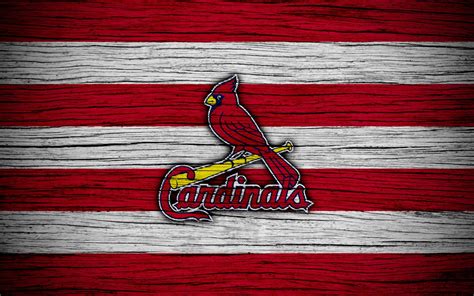 Download Logo Baseball MLB St. Louis Cardinals Sports 4k Ultra HD Wallpaper