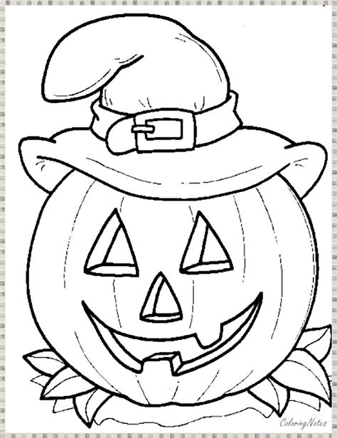 20 Halloween Coloring Pages for Kids Free Printable and Funny - COLORING PAGES FOR KIDS FREE ...