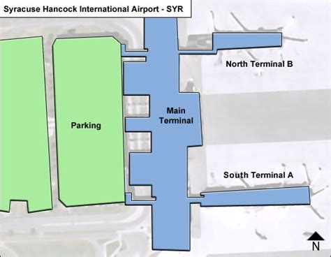 Syracuse Airport Terminal Map