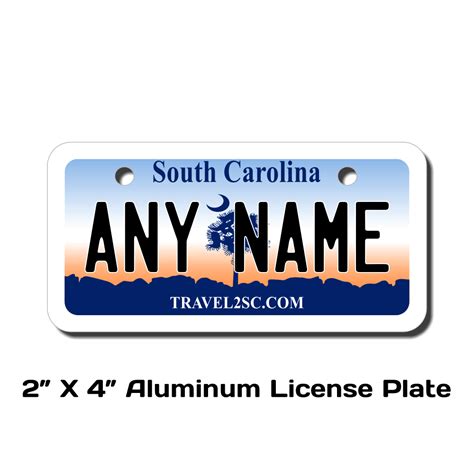 South Carolina Replica State License Plate for Bikes, Bicycles, ATVs ...