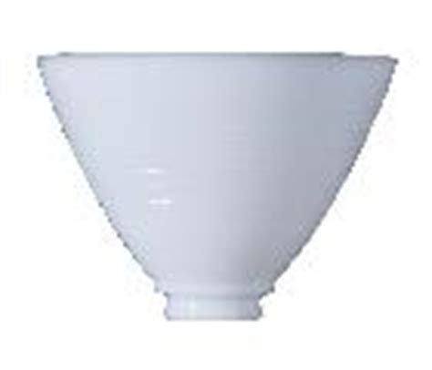 8 I.E.S Opal Glass Reflector Shade 08391 | B&P Lamp Supply
