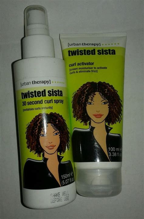 Twisted Sista Curl Activator Cream & 30 Second Curl Spray Combo Lot | Curl activator, Curl cream ...