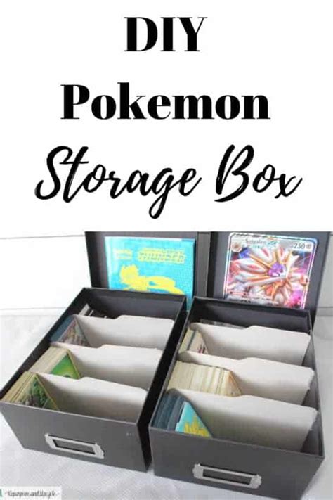 DIY Pokemon storage box