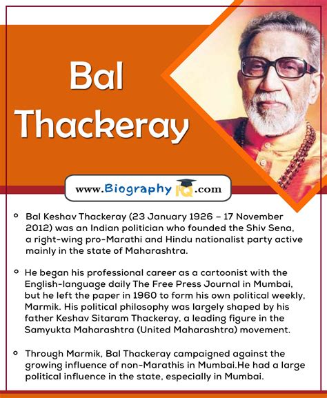 Bal Thackeray, Biography, Famous People, Biography Books, Celebrities ...