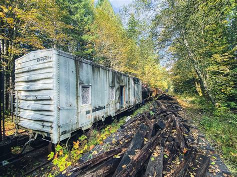 Abandoned rail cars in the woods, WA : r/rustyrails