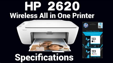 HP Deskjet 2620 All in One Printer Specifications (Wireless Printer ...