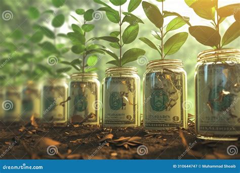 Visual Concept Money Begets Money in the Investment Realm Stock Illustration - Illustration of ...