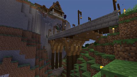 Wooden Bridge in Survival : r/Minecraft