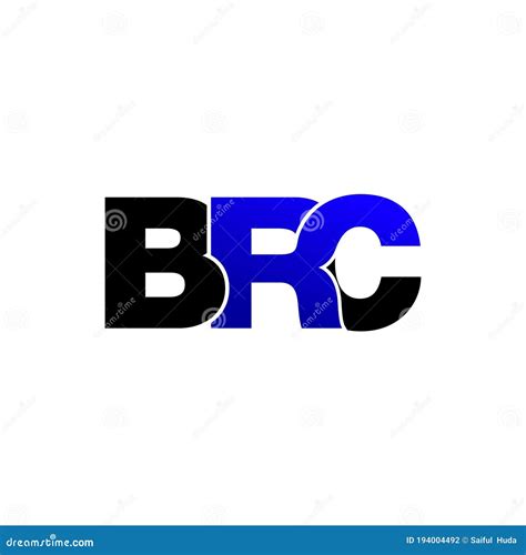 Letter BRC Simple Monogram Logo Icon Design. Stock Vector ...