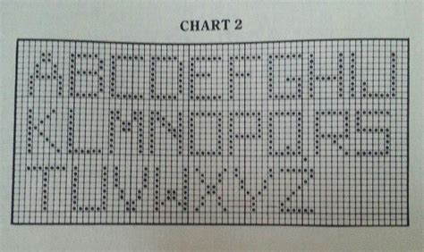 Free Printable Filet Crochet Alphabet Patterns