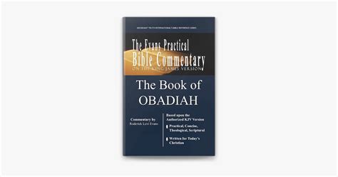 ‎The Book of Obadiah: The Evans Practical Bible Commentary on Apple Books