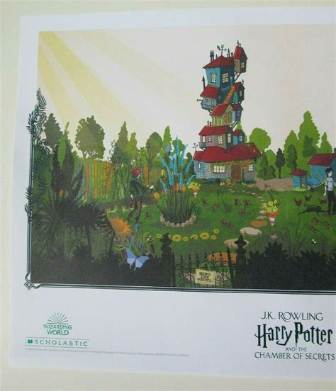 Minalima Poster Harry Potter and the Chamber of Secrets The Burrow ...