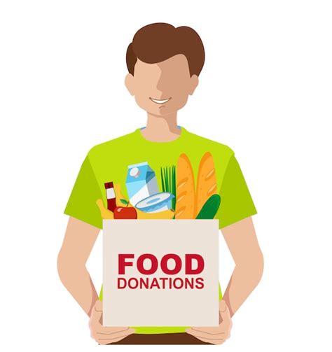 Food Donation Vector Art, Icons, and Graphics for Free Download - Clip ...