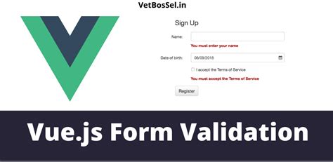 Vue Js Form Validation Example Code - VetBosSel