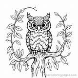 Owl Coloring Pages  19 Free Printable AI Generated Designs sketch template