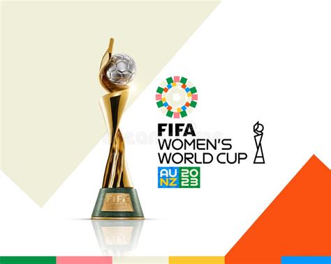 FIFA Women’s World Cup 2023 Trophy with Logo Isolated Background ...