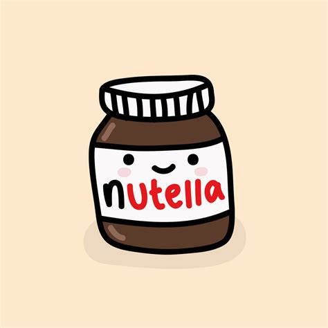 Nutella | Kawaii doodles, Nutella, Cute food drawings