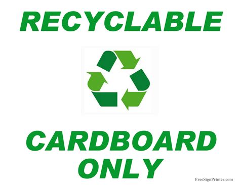 Recycling Signs | Poster Template