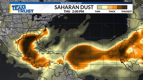 The Saharan Dust and its potential impact on Rochester | RochesterFirst