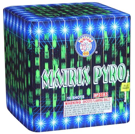 Matrix Pyro – 16 Shots | Sparks Fly Fireworks