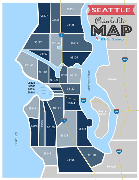 Seattle WA Zip Code Map [Updated 2022]