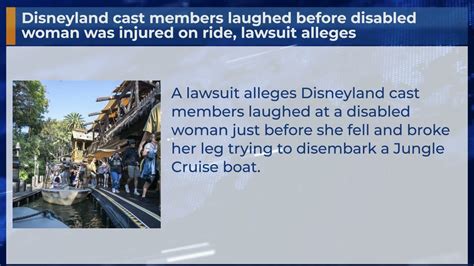 Disneyland cast members laughed before disabled woman was injured on ...