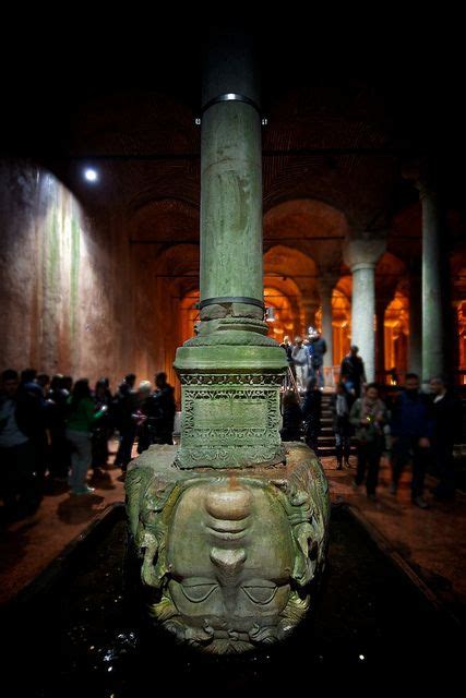 Istanbul. Medusa's Head at the Cistern | Istanbul, Cistern, Medusa