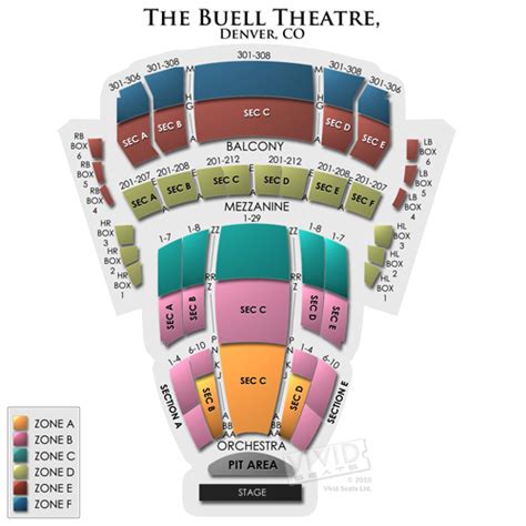 Buell Theatre Seating: A Guide for Live Shows at the Denver Center ...