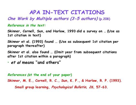 Apa 7 Book Citation Multiple Authors : Apa Style Cite Several Authors ...