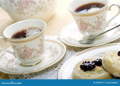 Tea and crumpets stock image. Image of food, china, culture - 2342479