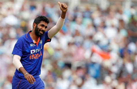 Jasprit Bumrah completed his five-for with the wicket of Brydon Carse ...