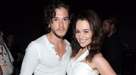 Kit Harington and Emilia Clarke GIFs | POPSUGAR Celebrity