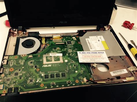 Asus A54C dc jack repair - laptop doesnt power on - Computer Repair ...