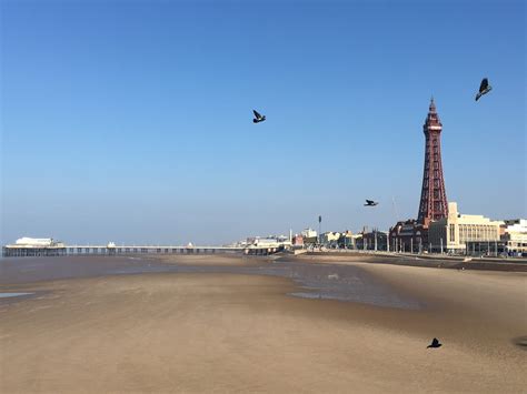 Explore seven miles of Blackpool Beach UK - Live Blackpool