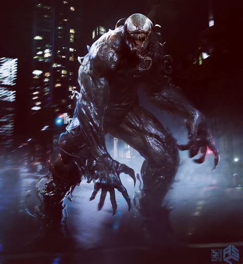 Early official Venom 2018 movie concept art by ASC!