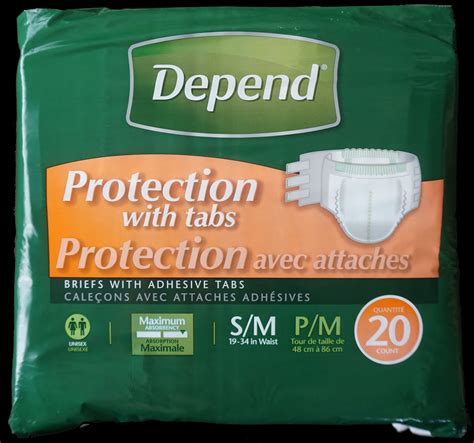 Diaper Metrics: Depend Protection with Tabs (S/M) Adult Diaper Review